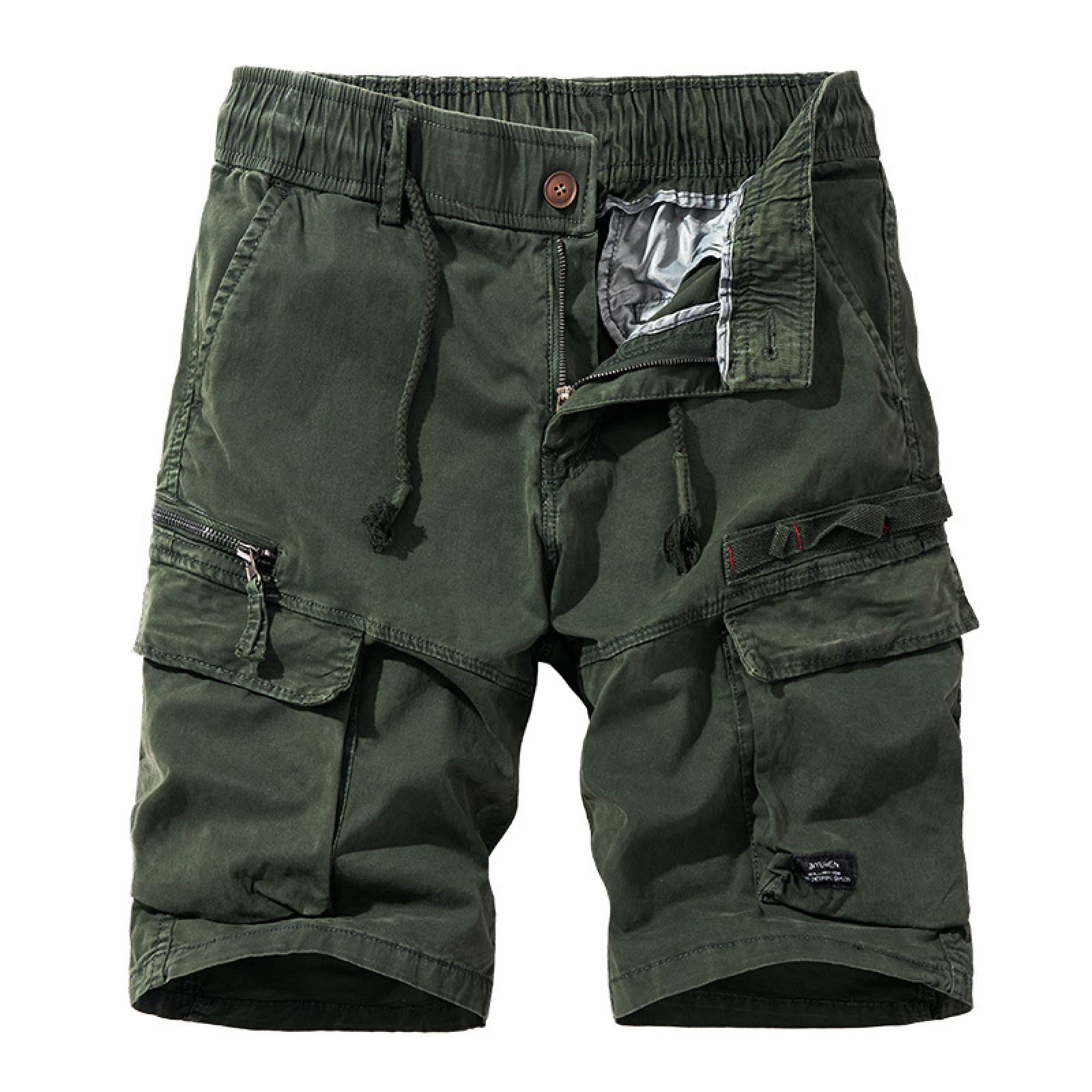 Men's Camouflage Overalls & Casual Pants - Loose Fit Workwear & Outdoor Shorts for Hiking, Hunting, and Everyday Wear