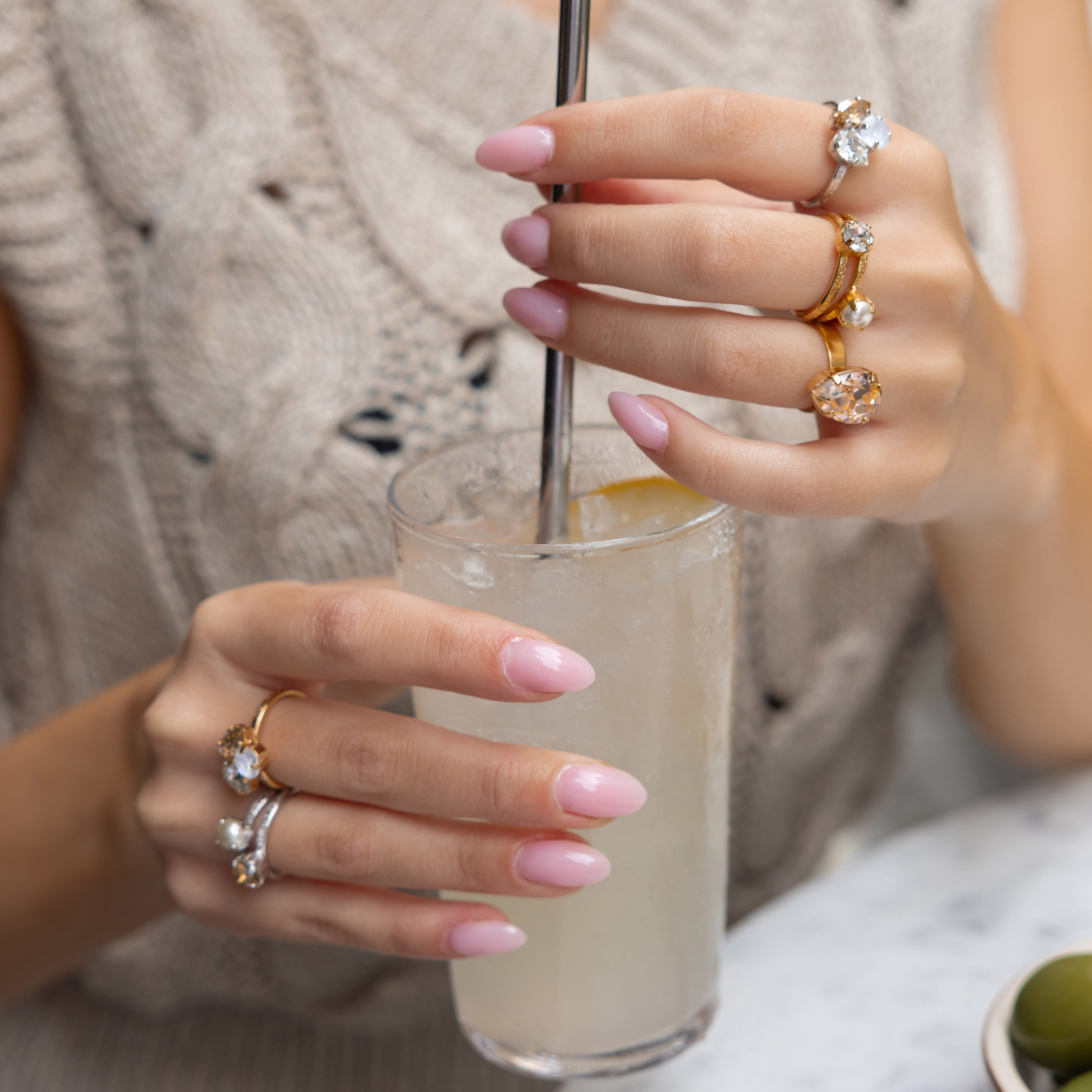 Ana Ring - Golden Combo Jewelry Set for Women | Elegant Fashion Accessories for Parties, Weddings & Everyday Wear