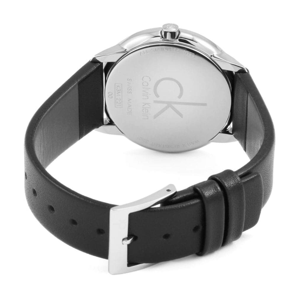 CALVIN KLEIN Minimal K3M221C4 Men's Watch - Slim Stainless Steel Dress Watch for Business & Formal Occasions