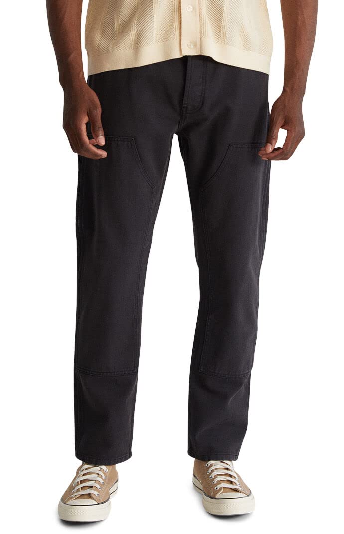 PacSun Men's Black Straight Fit Denim Jeans - Stylish & Comfortable for Casual Wear, Work & Everyday Outfits