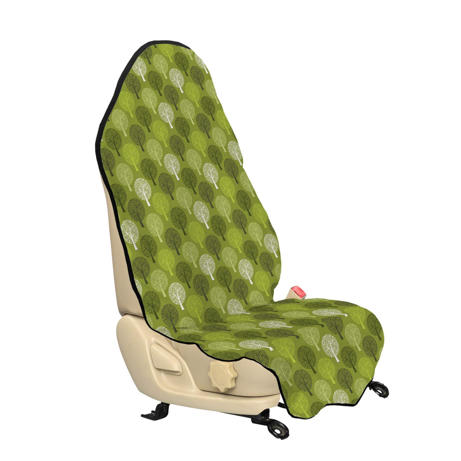 Ambesonne Botanical Car Seat Cover - Universal Fit 30