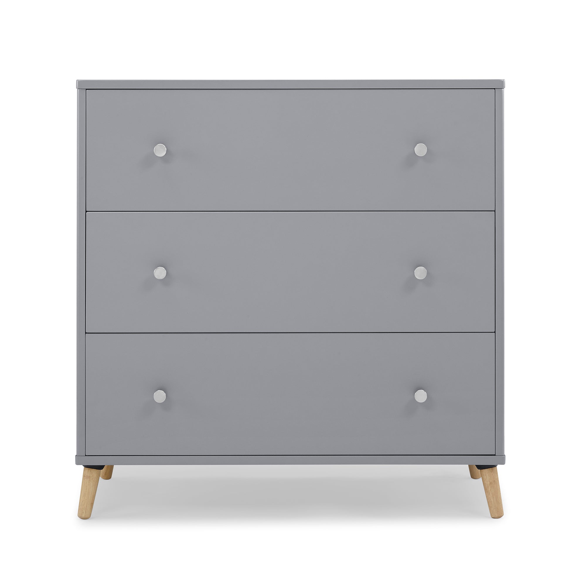 Jordan 3 Drawer Dresser - Modern Wooden Chest of Drawers for Bedroom Storage | Perfect for Clothes, Linens & Home Organization