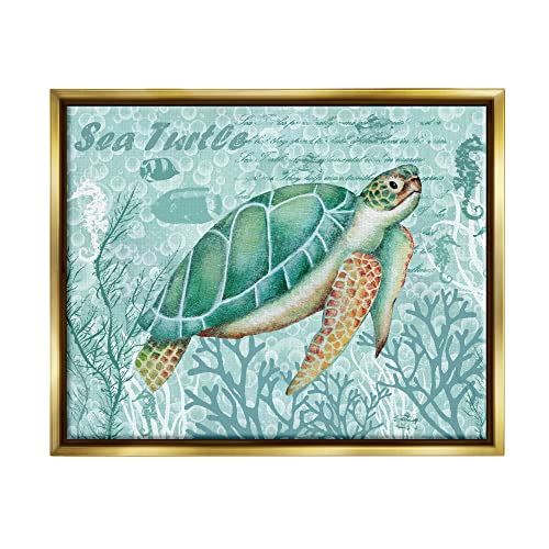 Gold Floater Framed