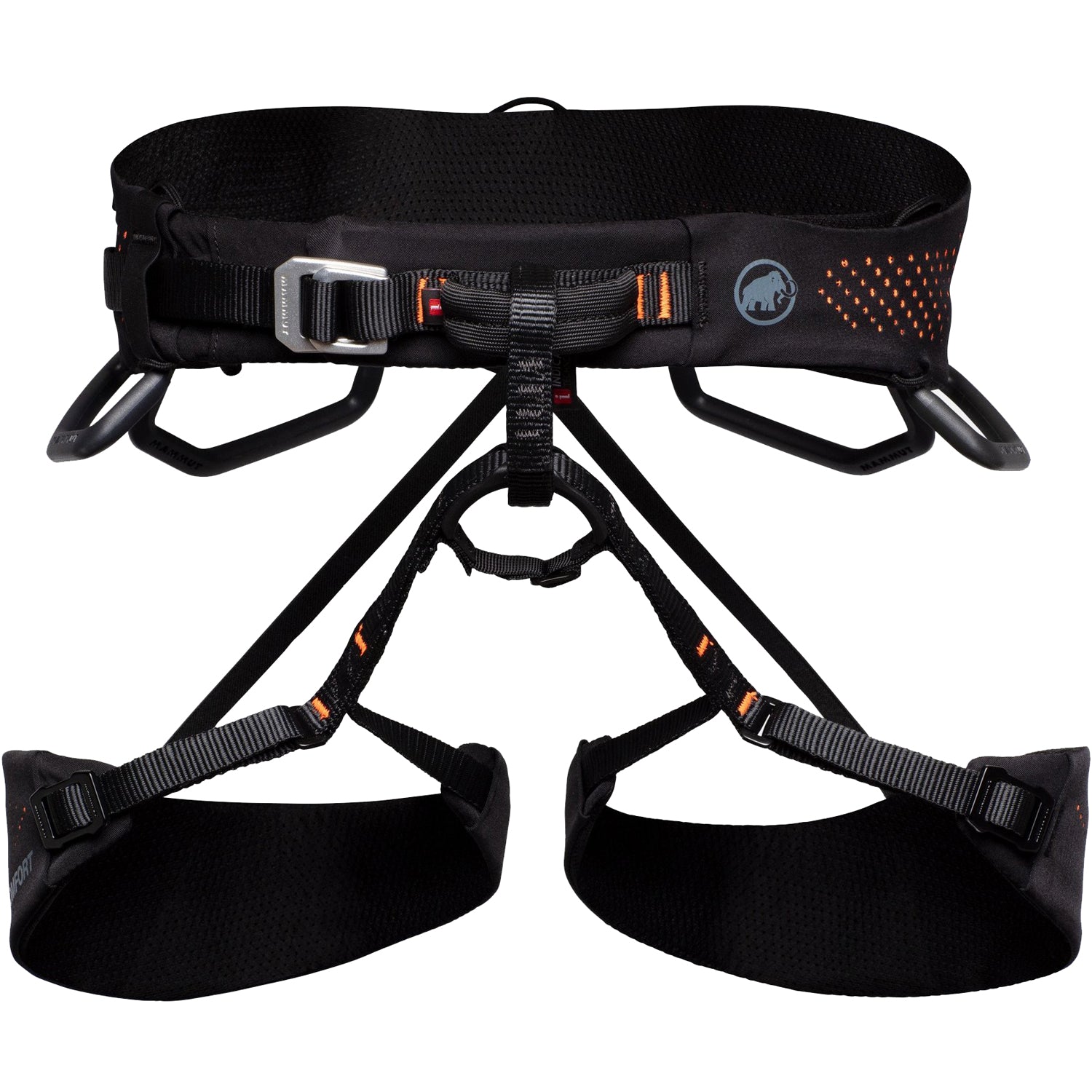 Mammut Men's Comfort Knit Fast-Adjust Rock Climbing Harness - Lightweight & Breathable for Indoor/Outdoor Climbing, Mountaineering & Adventure Sports (Closeout)