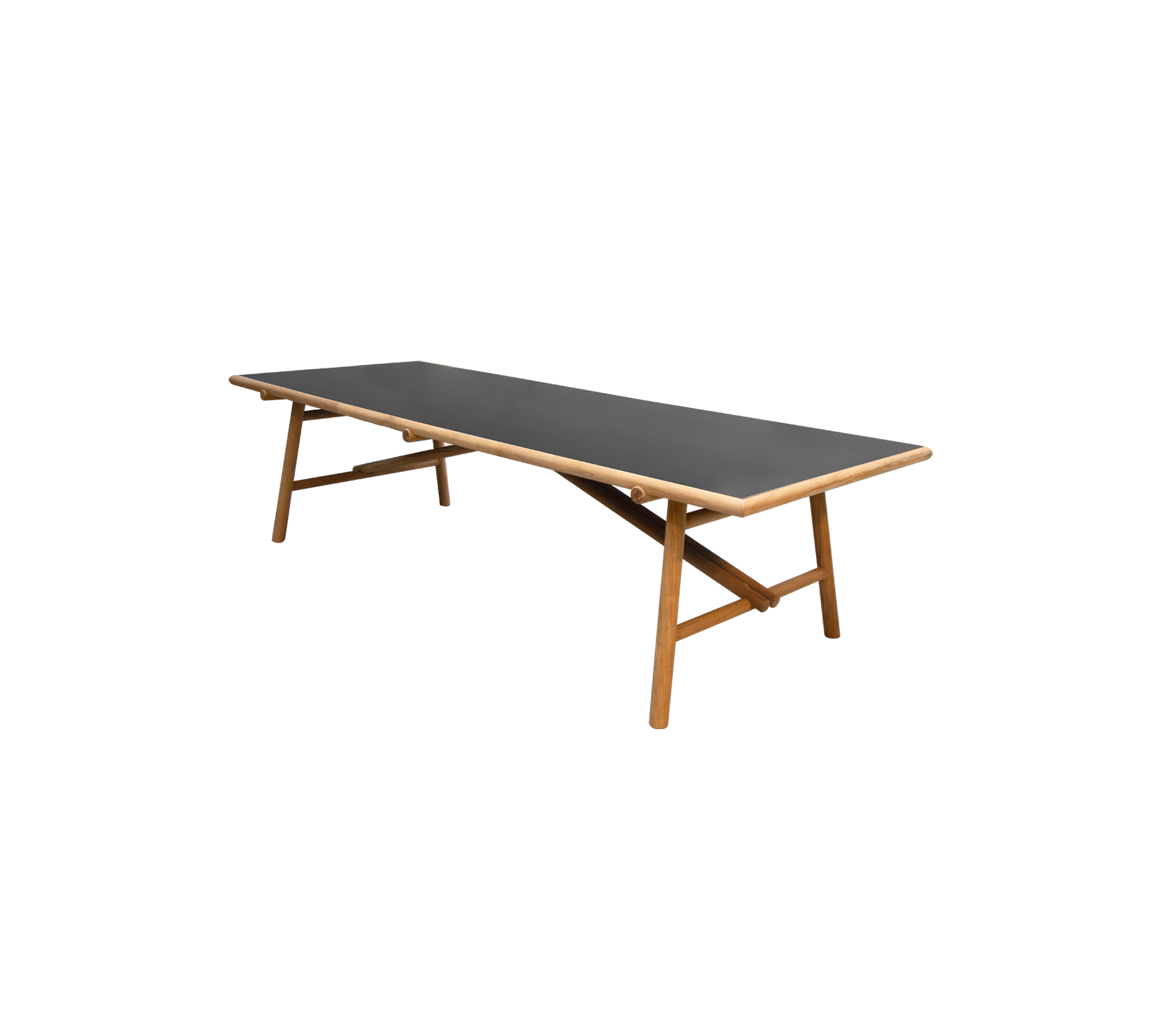 280x100cm Solid Wood Dining Table - Modern Farmhouse Style for Kitchen & Dining Room - Perfect for Family Gatherings & Dinner Parties