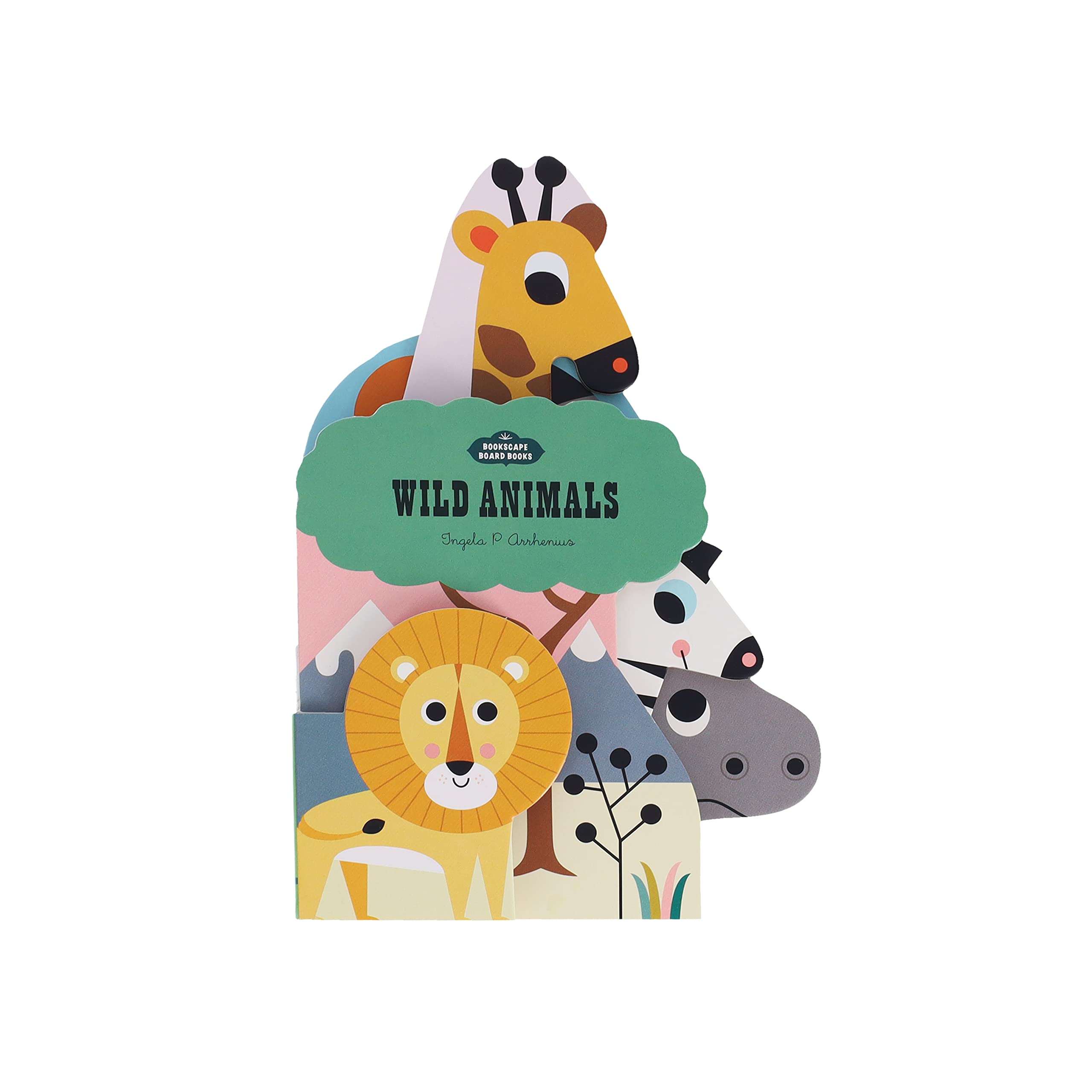 Bookscape Board Books: Wild Animals - Durable Baby Books for Early Learning & Toddler Education | Perfect for Storytime, Nursery, and Preschool Gifts