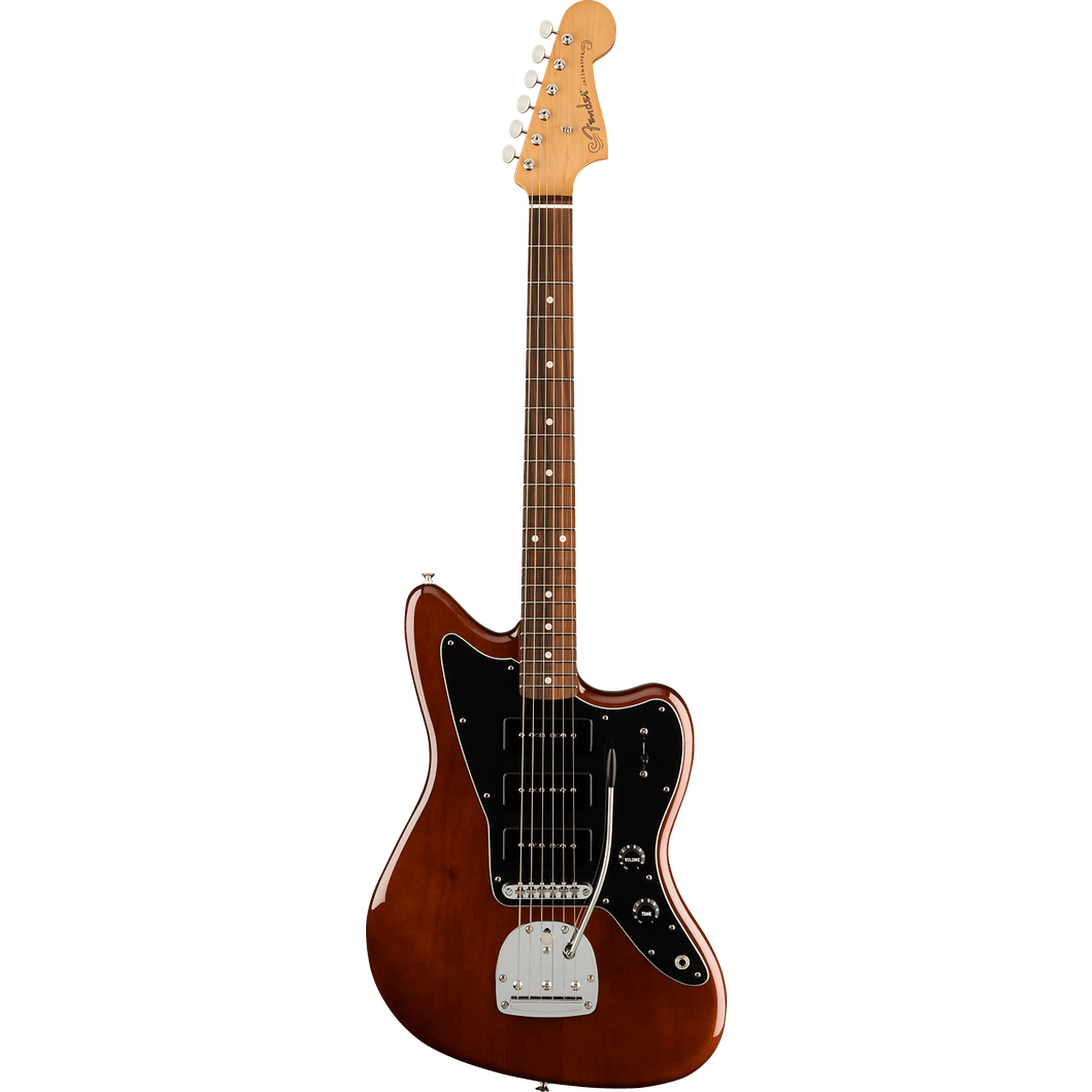 Fender Noventa Jazzmaster Electric Guitar - Walnut Finish | Professional Solid-Body Guitar for Musicians & Performers | Perfect for Stage, Studio & Live Performances