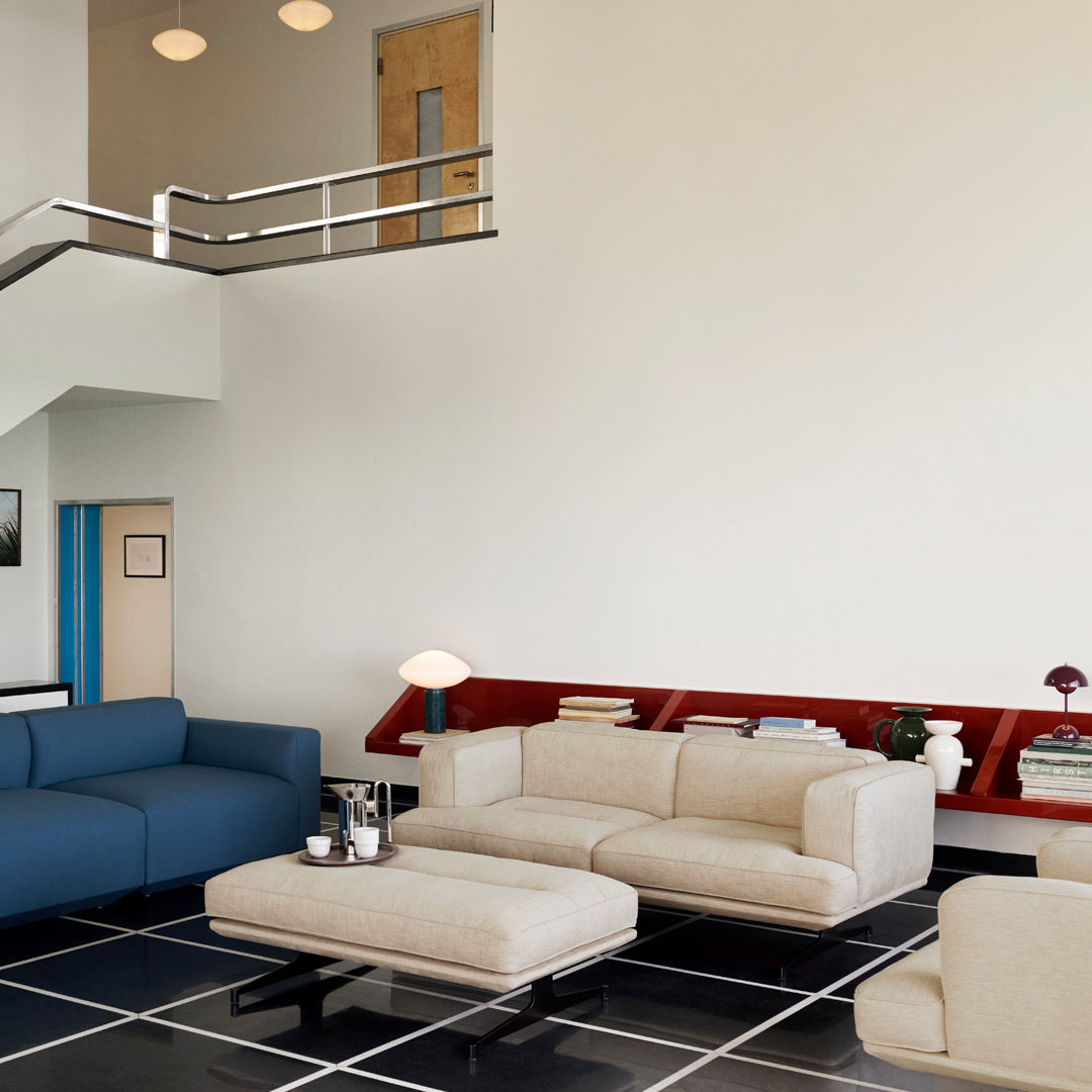 Develius Model A 2-Seater Sofa - Modern Small Couch for Living Room, Apartment & Office - Comfortable Loveseat with Soft Upholstery