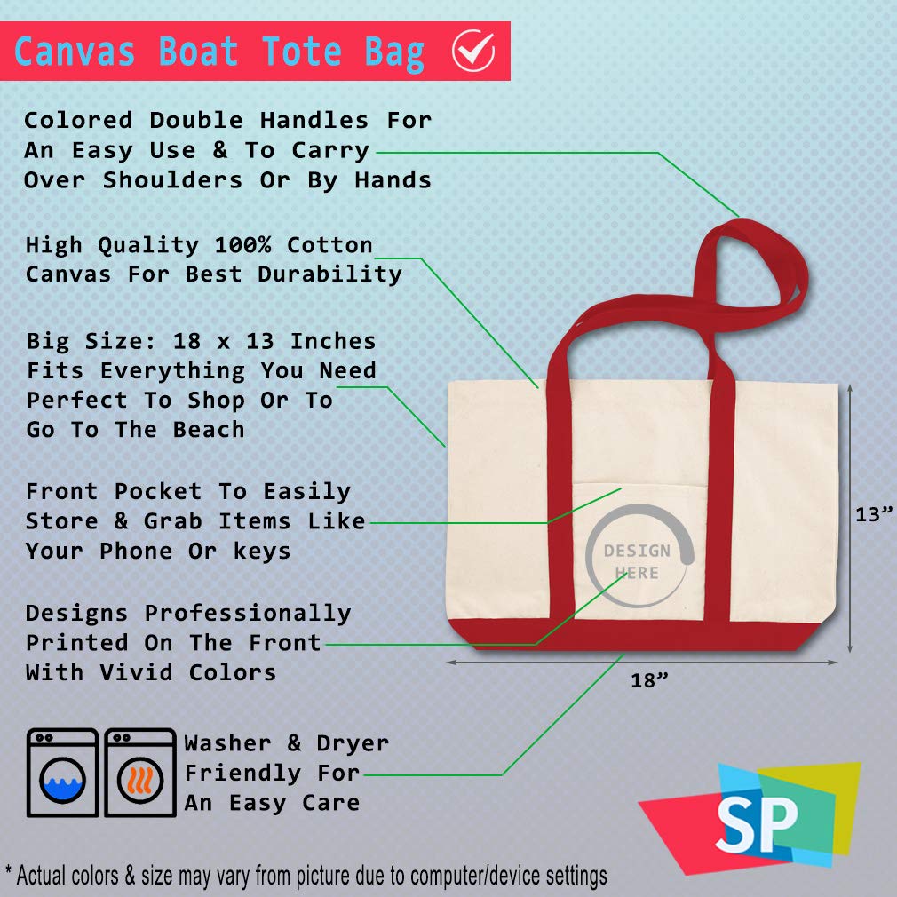 Stylish Canvas Shopping Tote Bag - Perfect Gift for Spanish Moms | Durable Beach Bags for Women | Ideal for Groceries, Travel & Beach Outings