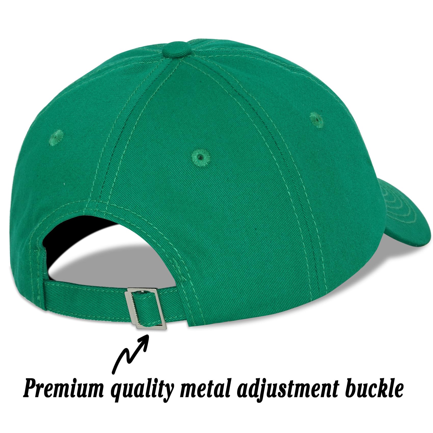 St. Patrick's Day Green Irish Baseball Cap for Men & Women - Shamrock Party Hat for St. Paddy's Day Celebrations, Parades & Irish Festivals