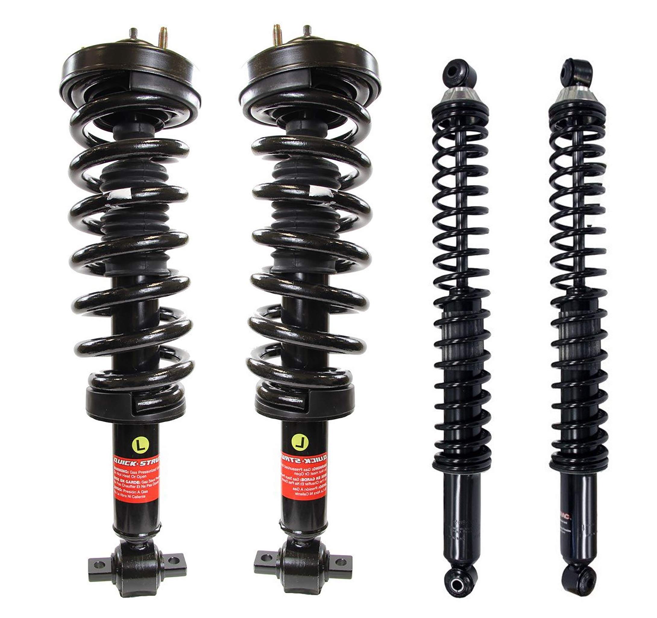 Monroe Front Struts and Rear Shocks Kit for 2014 Ford F-150 Limited STX XL 4WD - Heavy-Duty Suspension Upgrade for Off-Roading & Towing