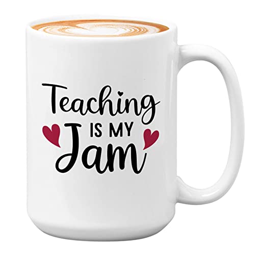 teaching is my jam White