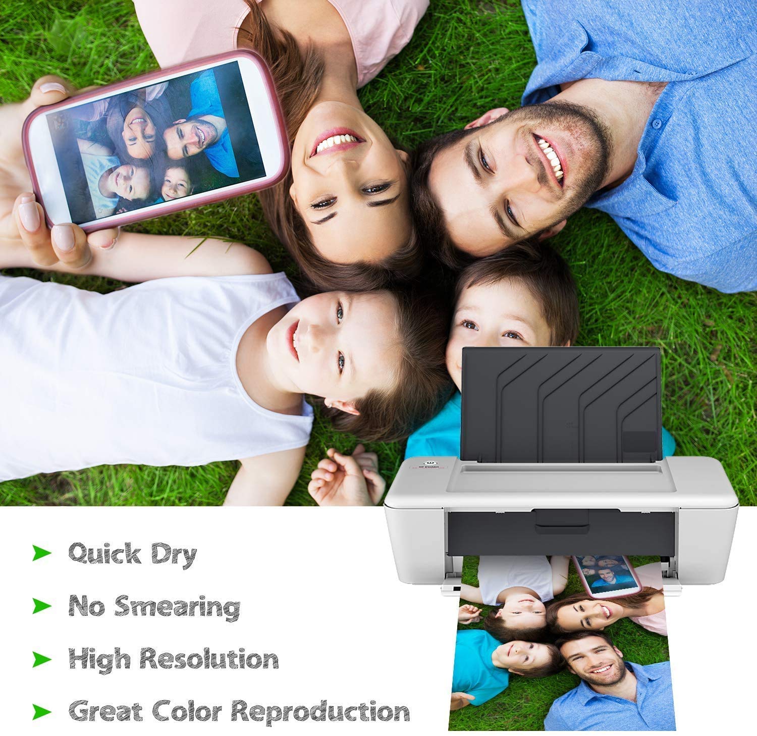 Premium Satin & Luster Photo Paper 8.5x11 Inch - 72lb Heavyweight Inkjet Printer Paper for Professional Photos, Art Prints, and Presentations - Ideal for Home, Office, and Photography Studios