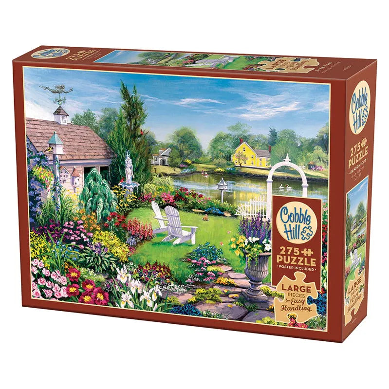 By the Pond Pz275 - Premium Outdoor Garden Decor for Relaxing by the Water | Perfect for Patio, Backyard, and Pondside Decorations