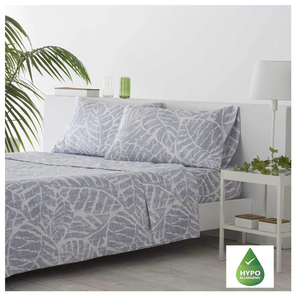 ARTEDO Hypoallergenic Queen Size Sheet Set 150x198cm - Fits 190cm & 200cm Beds - Soft Breathable Bedding for Allergy Relief - Perfect for Master Bedroom, Guest Room & Dorm Use