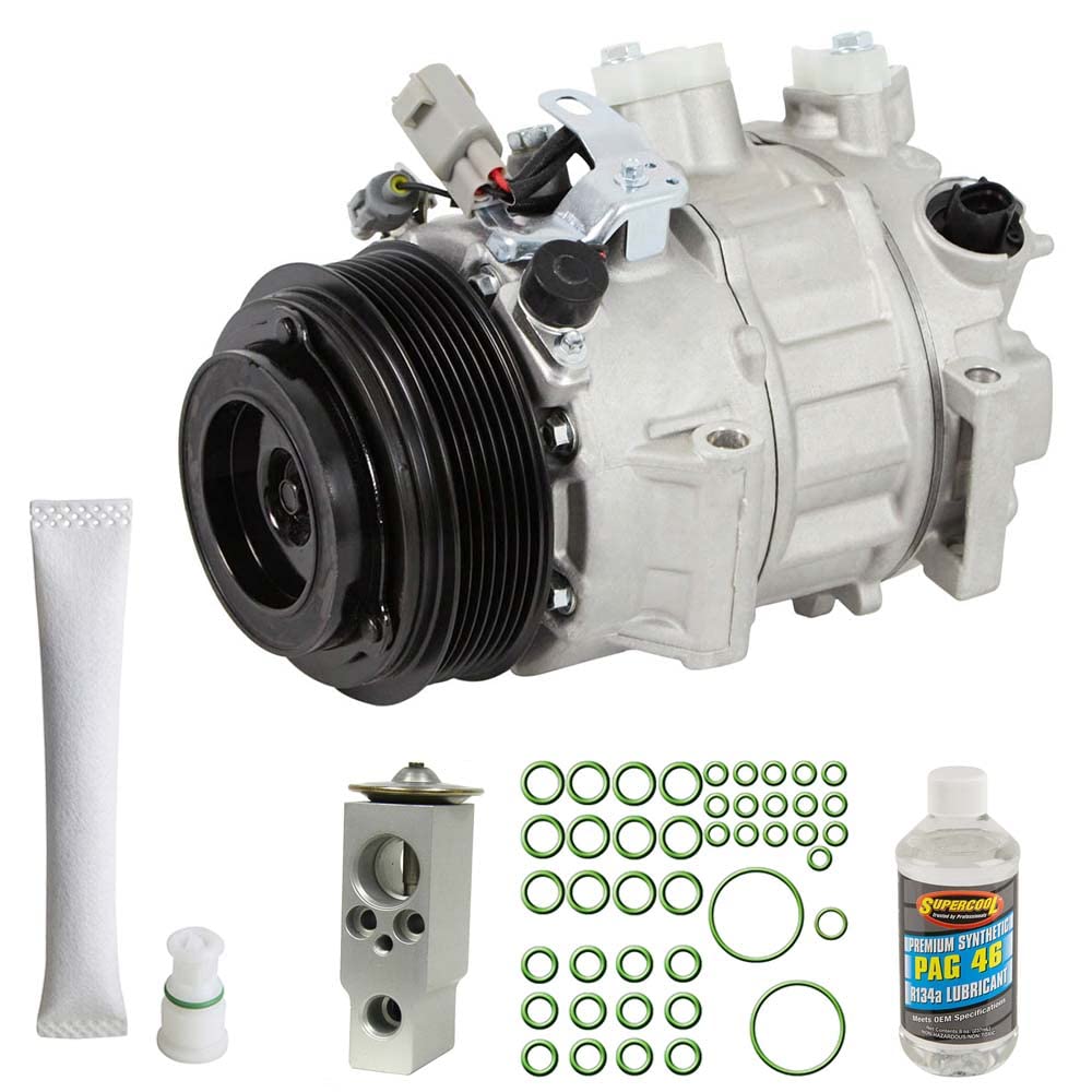 AC Compressor & A/C Repair Kit for Lexus RC200t RC300 RC350 IS350 GS350 - Includes Drier, Expansion Valve, Oil & Seals - BuyAutoParts 61-97253RK - Perfect for Car AC System Repair & Maintenance