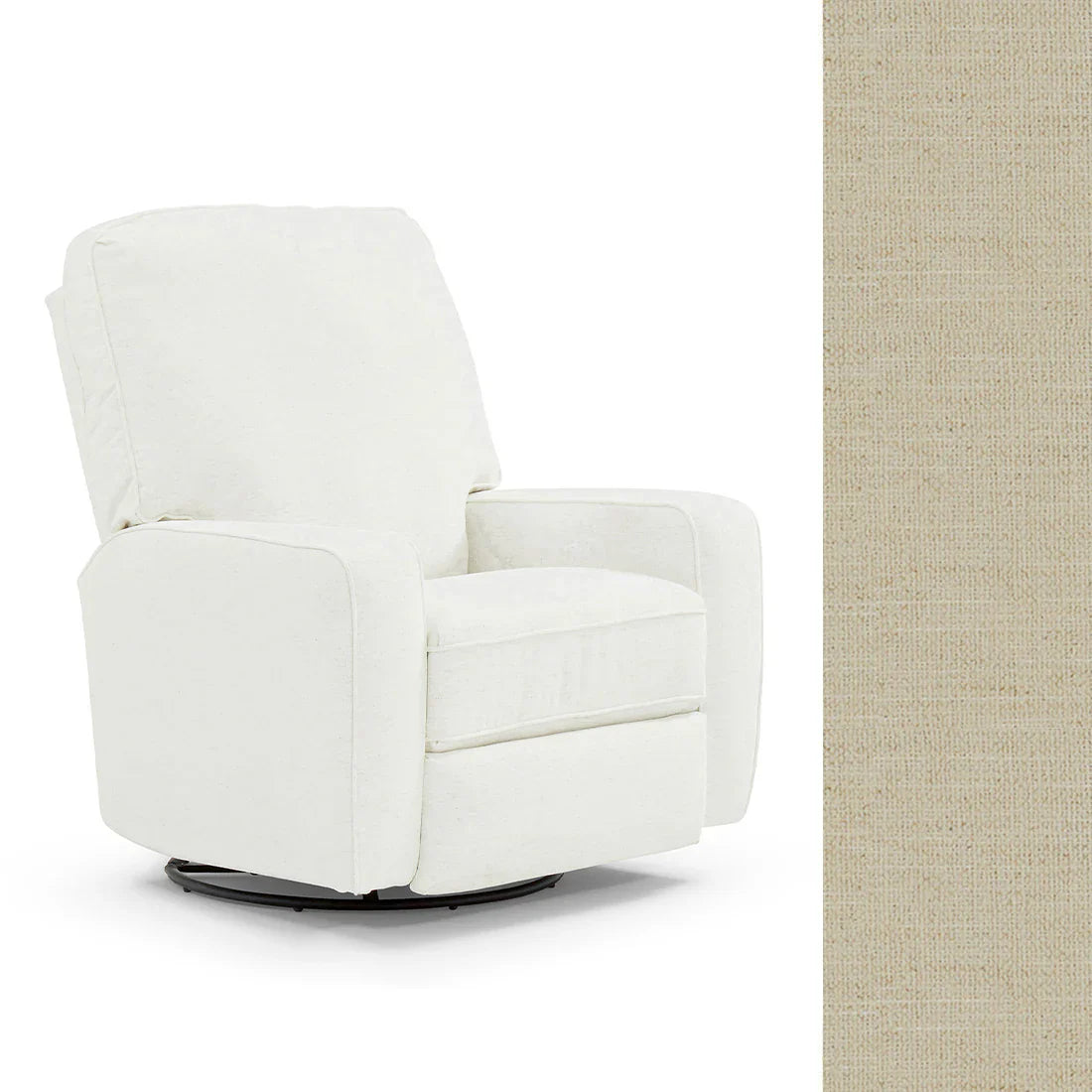 Bilana Swivel Glider Recliner Chair - Best Comfort for Living Room, Nursery & Office - Ergonomic Design with Smooth 360° Rotation