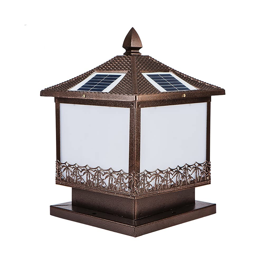 Solar Post Cap Lights Outdoor - Waterproof Deck & Fence Pillar Lighting for Patio, Garden, Pathway (Small Size) | Perfect for Landscape, Driveway & Backyard Decoration
