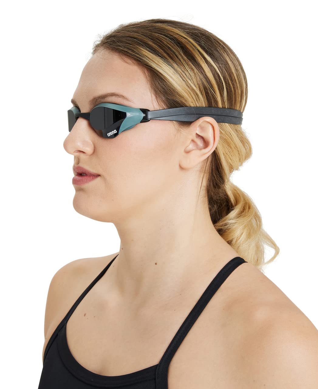 ARENA Unisex Cobra Core Swipe Anti-Fog Racing Swim Goggles - Polycarbonate Mirror/Non-Mirror Lens for Men & Women - Perfect for Competitive Swimming, Triathlons & Lap Training