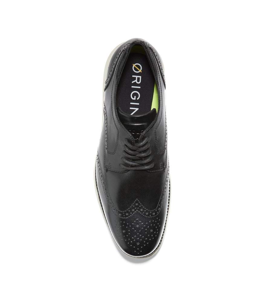 Cole Haan Men's OriginalGrand Wingtip Oxford Dress Shoes - Comfortable Meridian Leather for Business & Formal Occasions