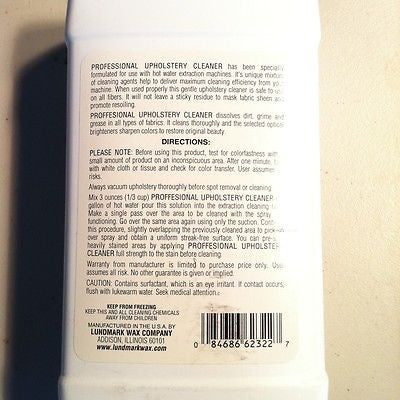 Lundmark Fast Action Pro Upholstery Cleaner 32oz - Powerful Stain Remover for Couches, Sofas & Car Seats - Quick Drying Formula for Home & Auto Use