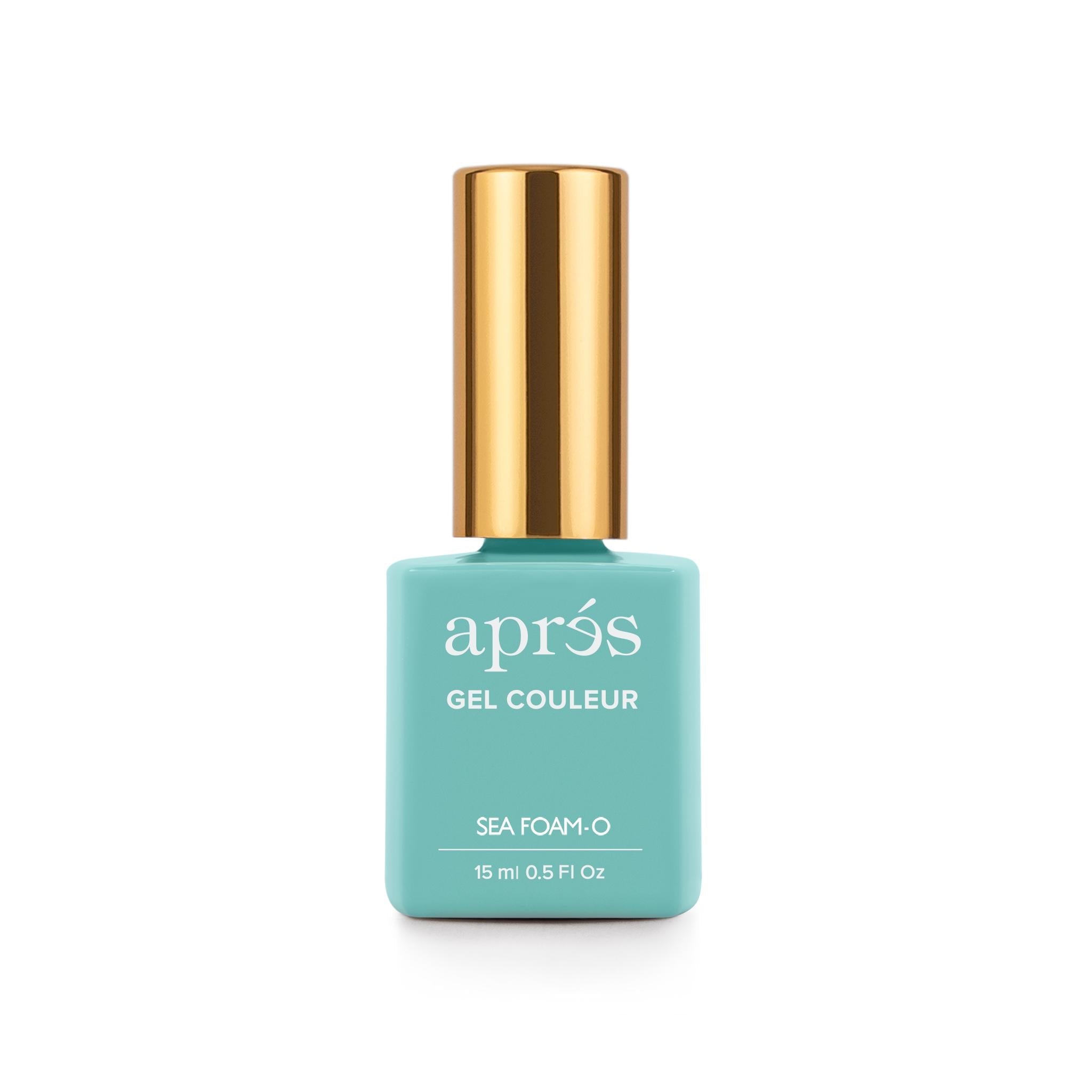 Apres Gel Nail Polish - Sea Foam Green - Long Lasting UV/LED Gel Color for Manicures & Pedicures - Perfect for Summer Nails, Beach Vacations & Bridal Parties