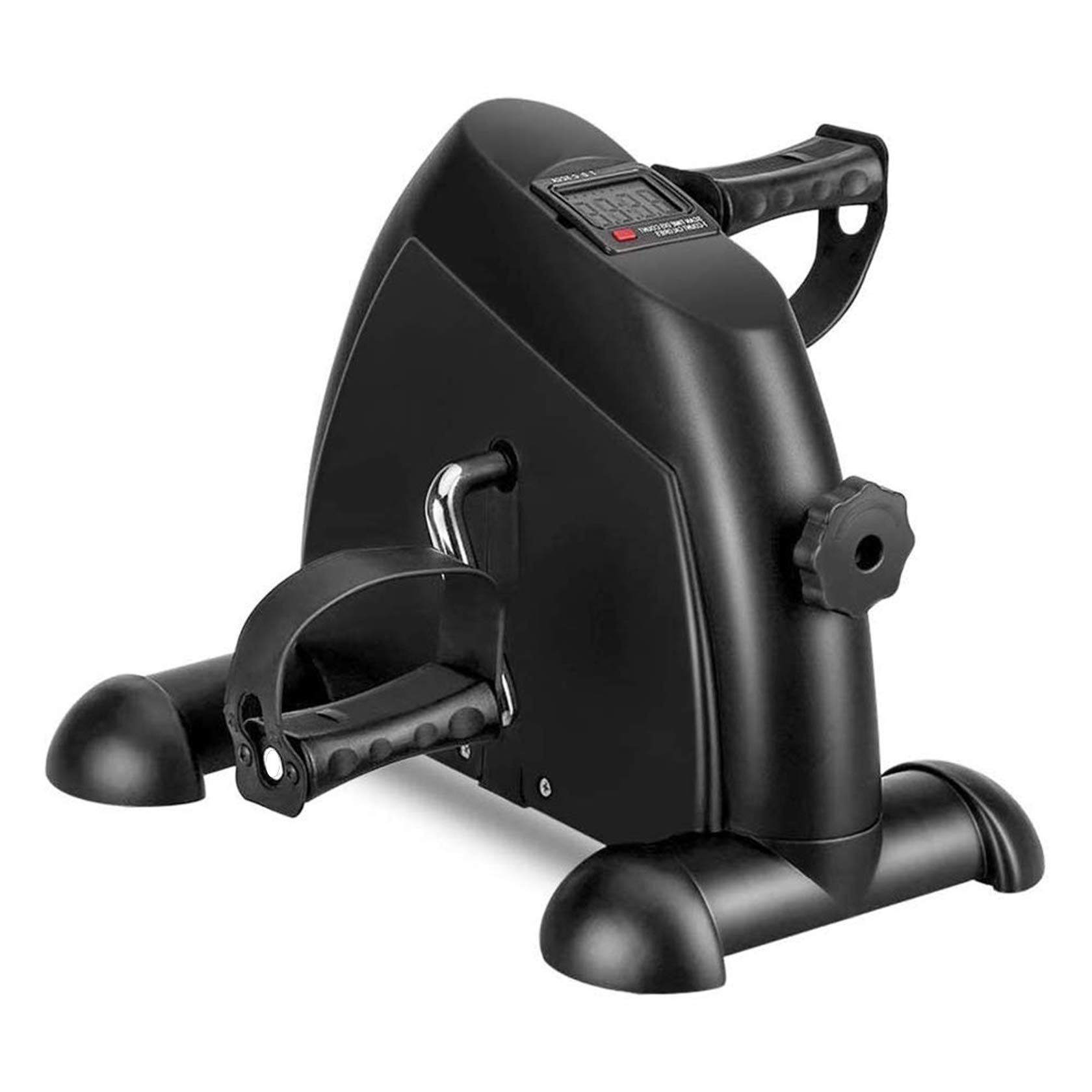 Under Desk Bike Pedal Exerciser - Portable Mini Exercise Bike with Adjustable Torque for Arm & Leg Workouts - LCD Display - Home & Office Fitness Equipment for Sedentary Lifestyle & Physical Therapy