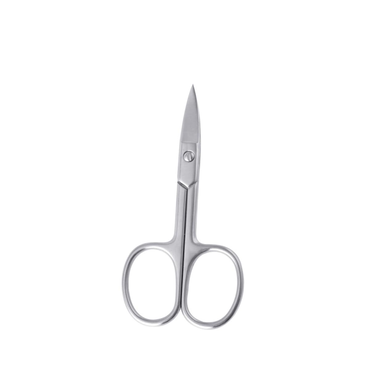 2 Pack Round Tip Makeup Scissors - Painless Nose & Ear Hair Trimmer, Brow Grooming & Hairdressing Shears - Black Craft Scissors for Precise Grooming & Styling at Home or Salon