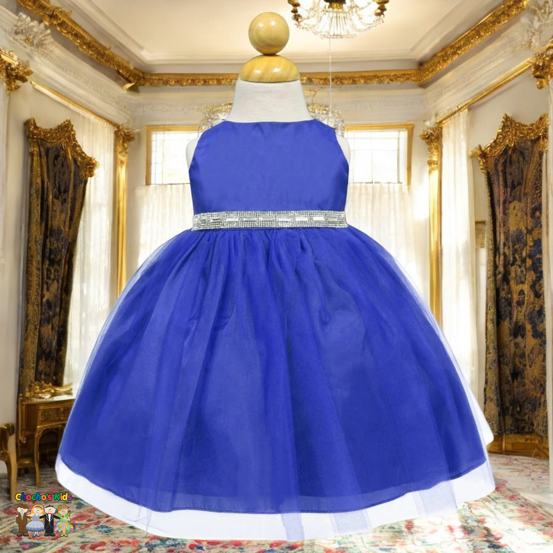 Baby Flower Girl Dress for Weddings & Parties - Elegant Lace & Tulle Gown (Style B754) - Perfect for Special Occasions, Photo Shoots & Celebrations