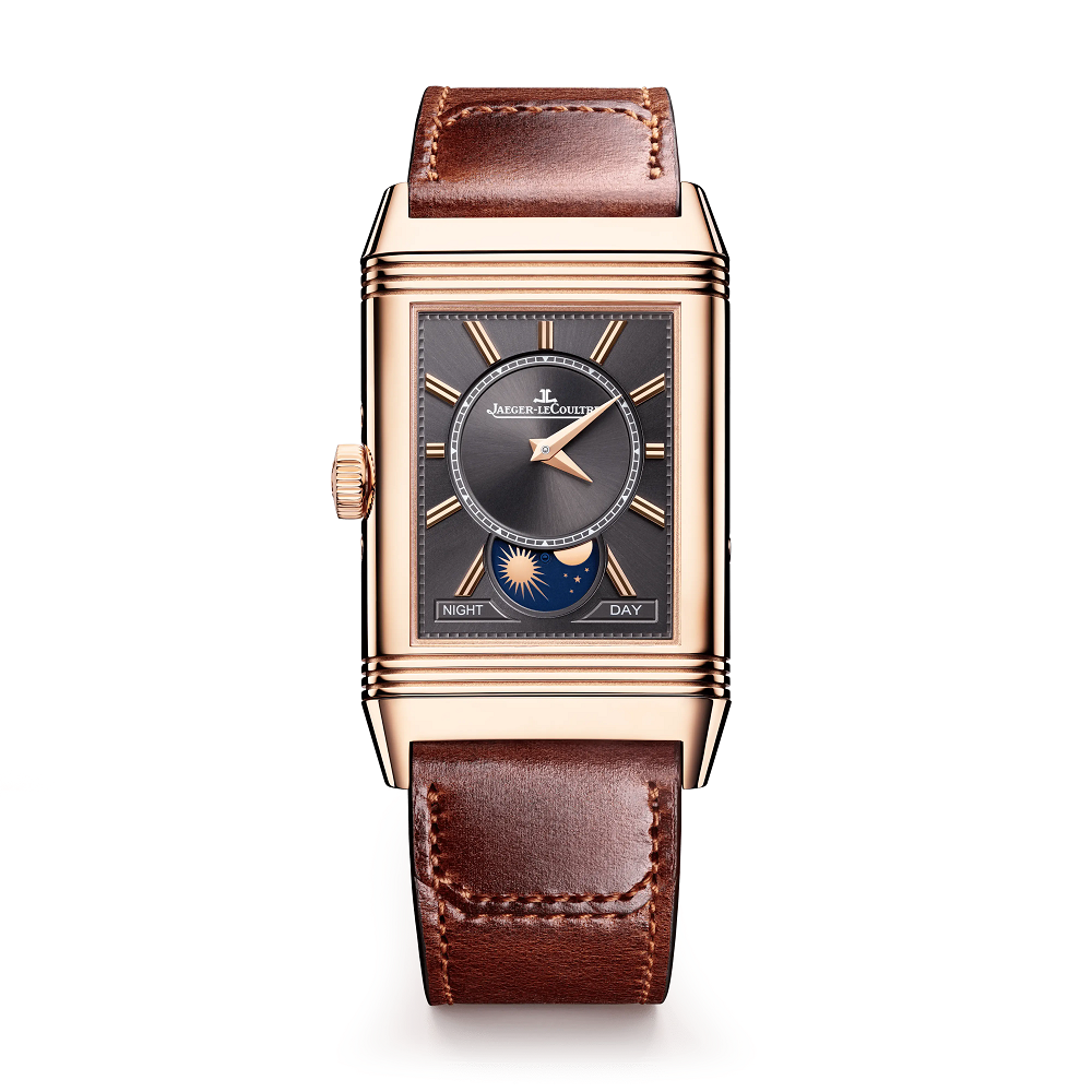 Jaeger-LeCoultre Reverso Tribute Duoface Calendar 18K Rose Gold Men's Luxury Watch - Perfect for Business Meetings & Formal Events