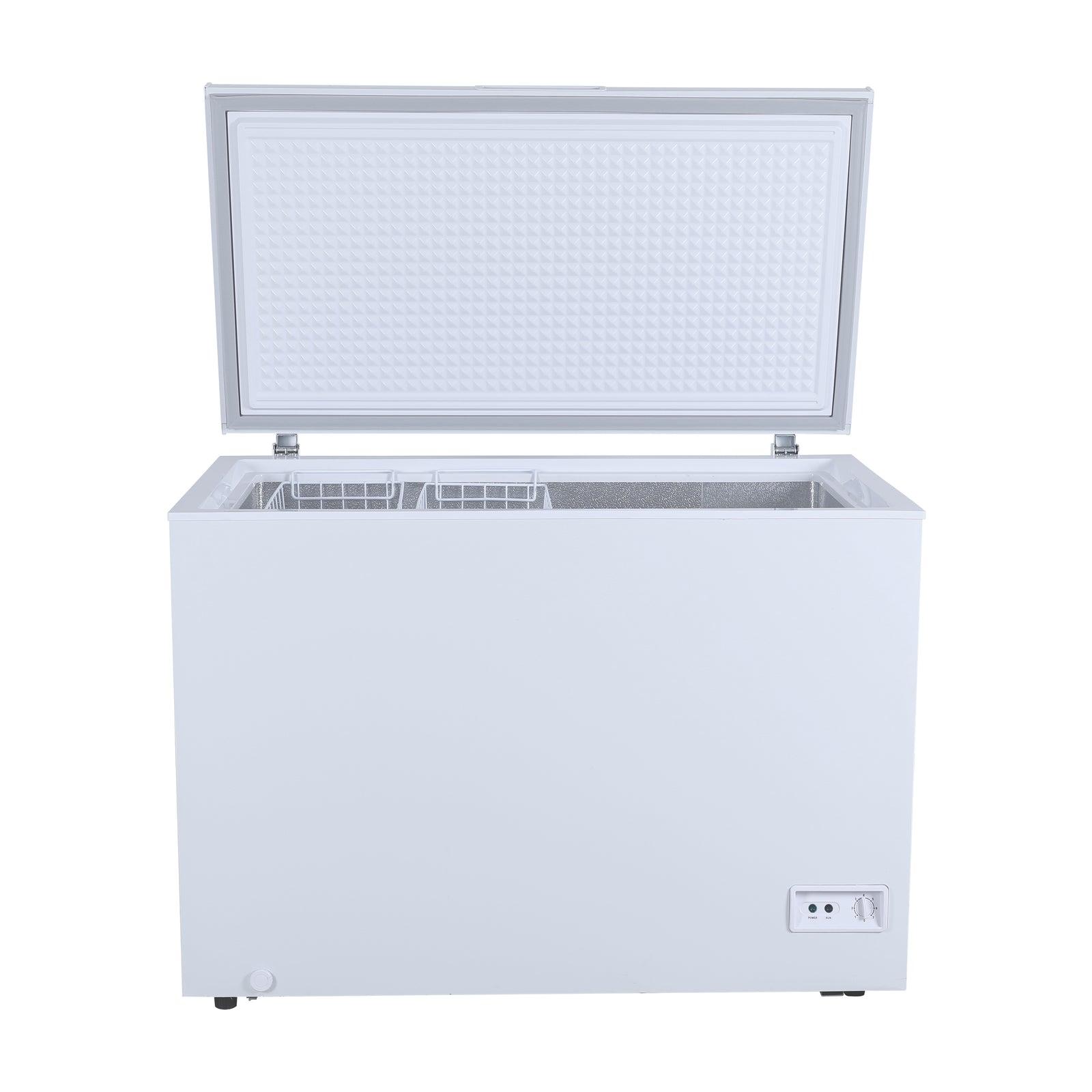 Avanti CF10F0W 10.0 Cubic Feet Energy Efficient Chest Freezer for Garage, Basement & Home Use - Ultra Quiet Deep Freeze for Meat, Frozen Food Storage & Bulk Shopping