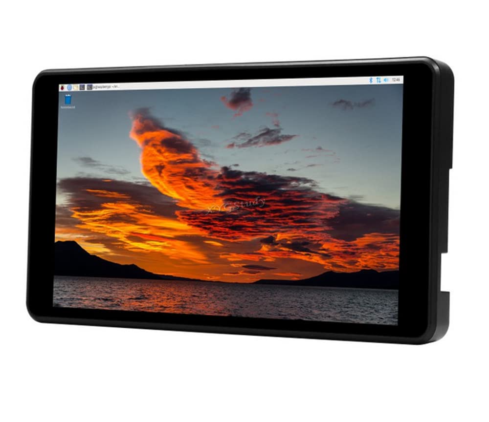 5.5 Inch Raspberry Pi 4 Touchscreen Monitor - 1080×1920 AMOLED Display with Capacitive Touch & Tempered Glass - Protective Cover Case Included - Perfect for Mini PC, Raspberry Pi 4 Model B, DIY Projects & Portable Computing