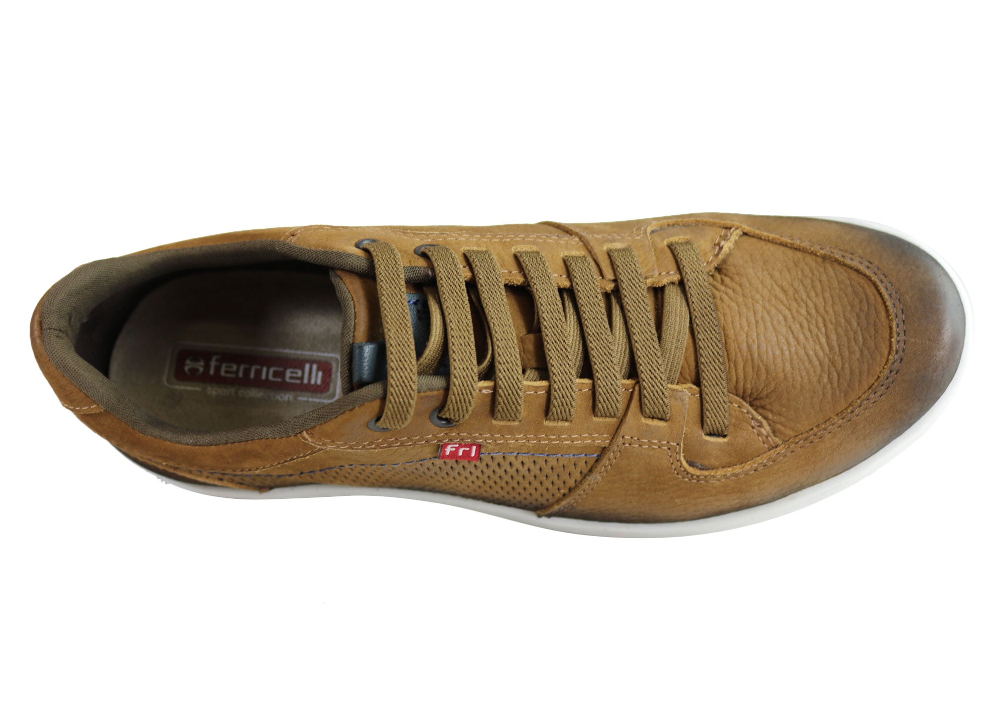 Ferricelli Orbit Men's Leather Slip-On Casual Shoes - Handmade in Brazil - Comfortable Loafers for Work, Travel & Everyday Wear