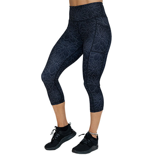 Lotus Yoga Leggings for Women - High Waist Black Workout Leggings | Perfect for Yoga, Running, Gym & Lounge Wear