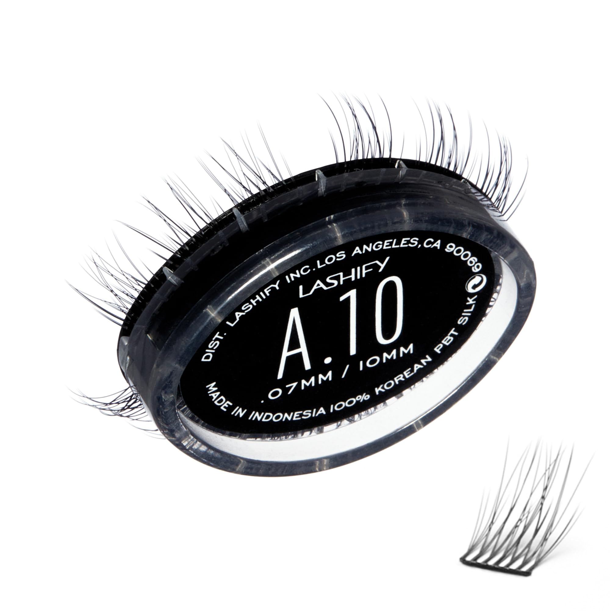 Lashify Control Kit - Complete DIY Eyelash Extension Starter Set with Amplify Gossamer Black 10mm & 12mm Lashes, Black Travel Case & Control Wand - Perfect for Home Use, Travel & Special Occasions