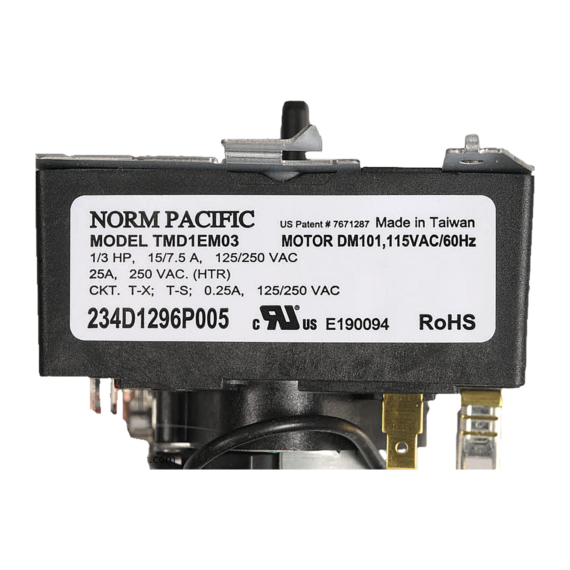 WE4M533 GE Dryer Timer Replacement - Black 3