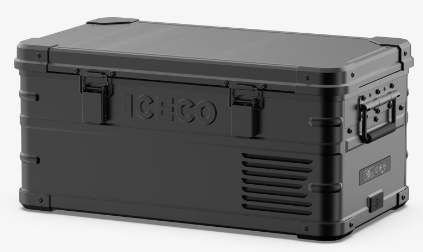 ICECO APL20 20L Light Duty Aluminum Freezer - Single Zone Portable Mini Fridge for Camping, Travel, Road Trips & Home Use