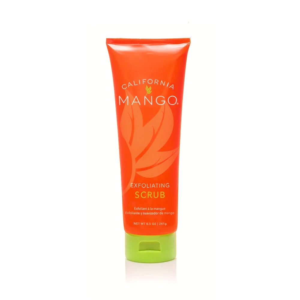 Natural Mango Exfoliating Body Scrub 8.5oz - Gentle Skin Polisher with Fruit Enzymes for Smooth, Glowing Skin - Perfect for Shower & Spa Day Self Care Routine