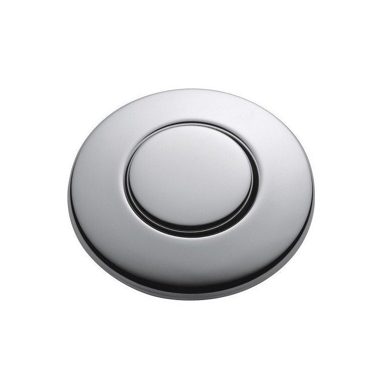 1-3/4 Inch Chrome Plastic Air Switch Button for Garbage Disposal - Easy Installation, Durable Design for Kitchen Sink Waste Disposal Systems (Perfect for Home & Commercial Use)