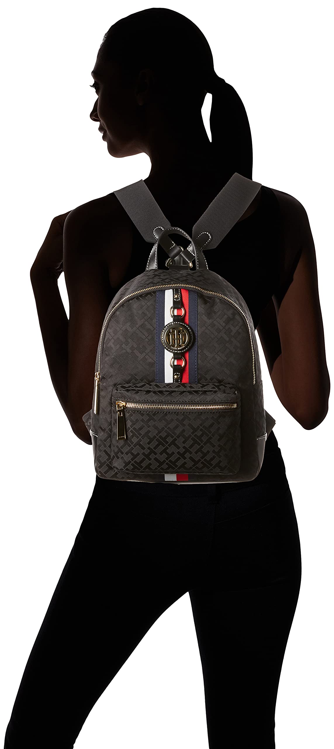 Tommy Hilfiger Women's Jaden Plus Backpack - Stylish & Spacious Travel Backpack for Work, School & Everyday Use