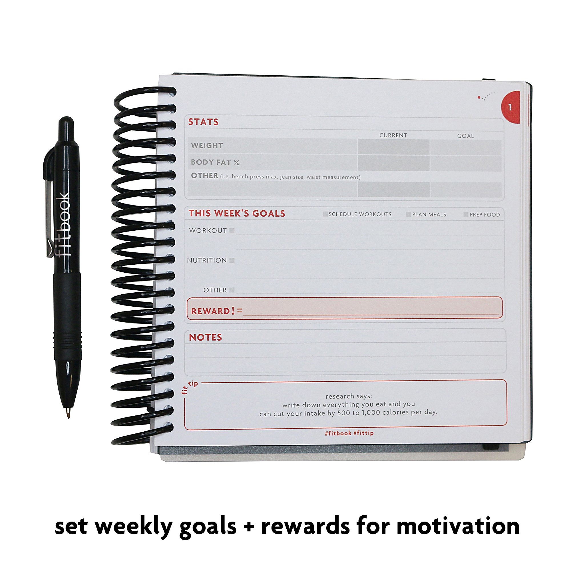 Fitlosophy Fitbook: 12-Week Fitness Journal & Workout Planner for Weight Loss, Exercise Tracking & Goal Setting - Perfect for Gym, Home Workouts & Fitness Challenges