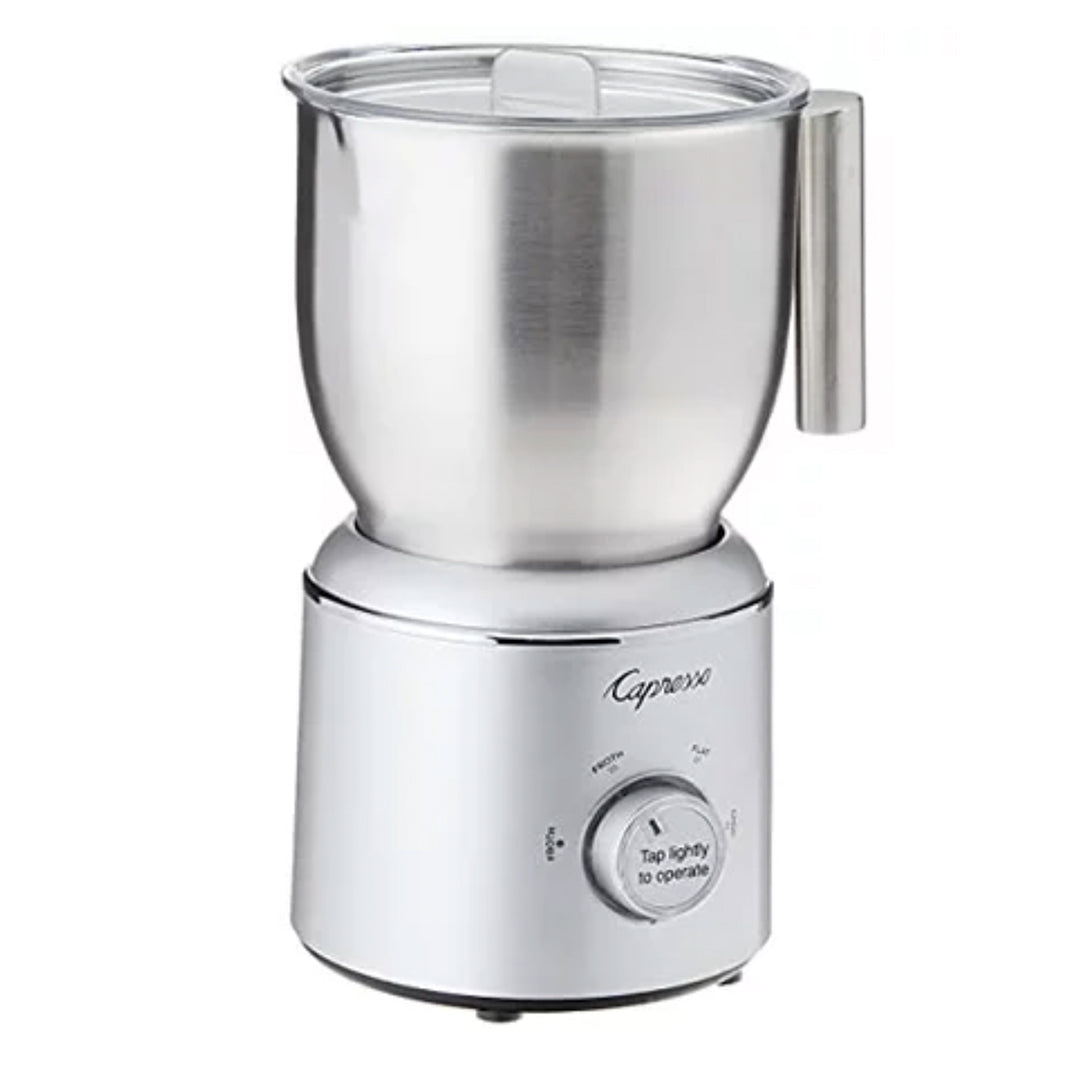 Capresso Automatic Milk Frother Select - Stainless Steel Electric Milk Steamer for Lattes, Cappuccinos & Hot Chocolate - Perfect for Coffee Shops & Home Baristas