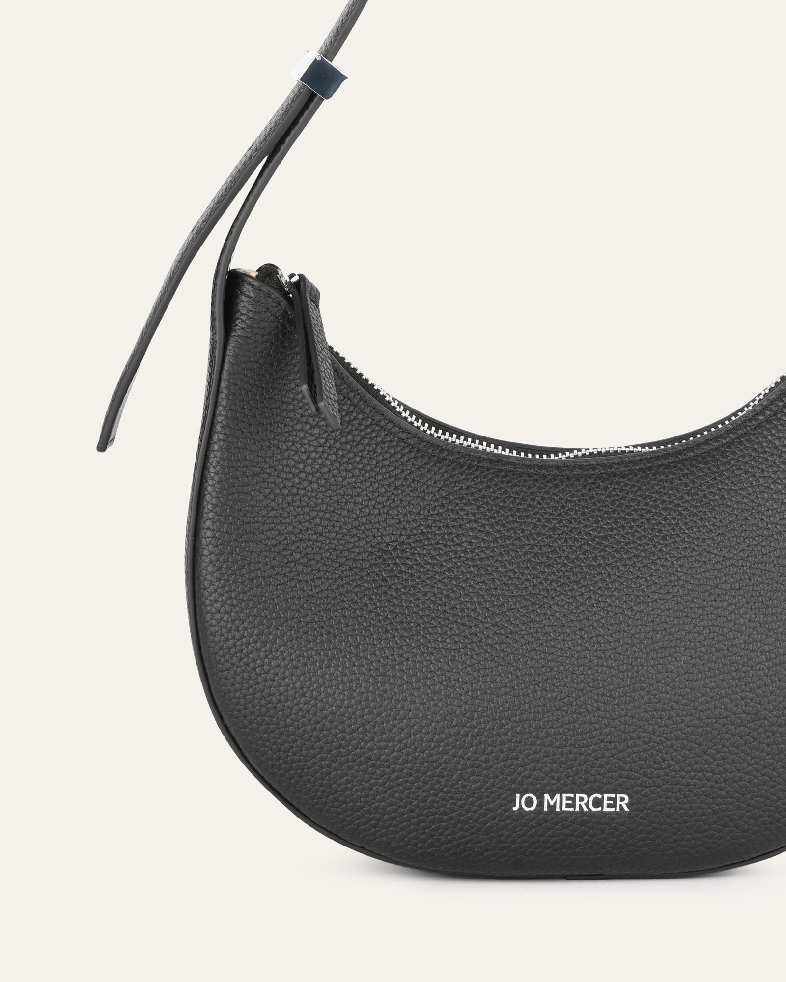 GABRIELA Black Leather Shoulder Bag for Women - Stylish & Durable Crossbody Purse for Work, Travel & Everyday Use