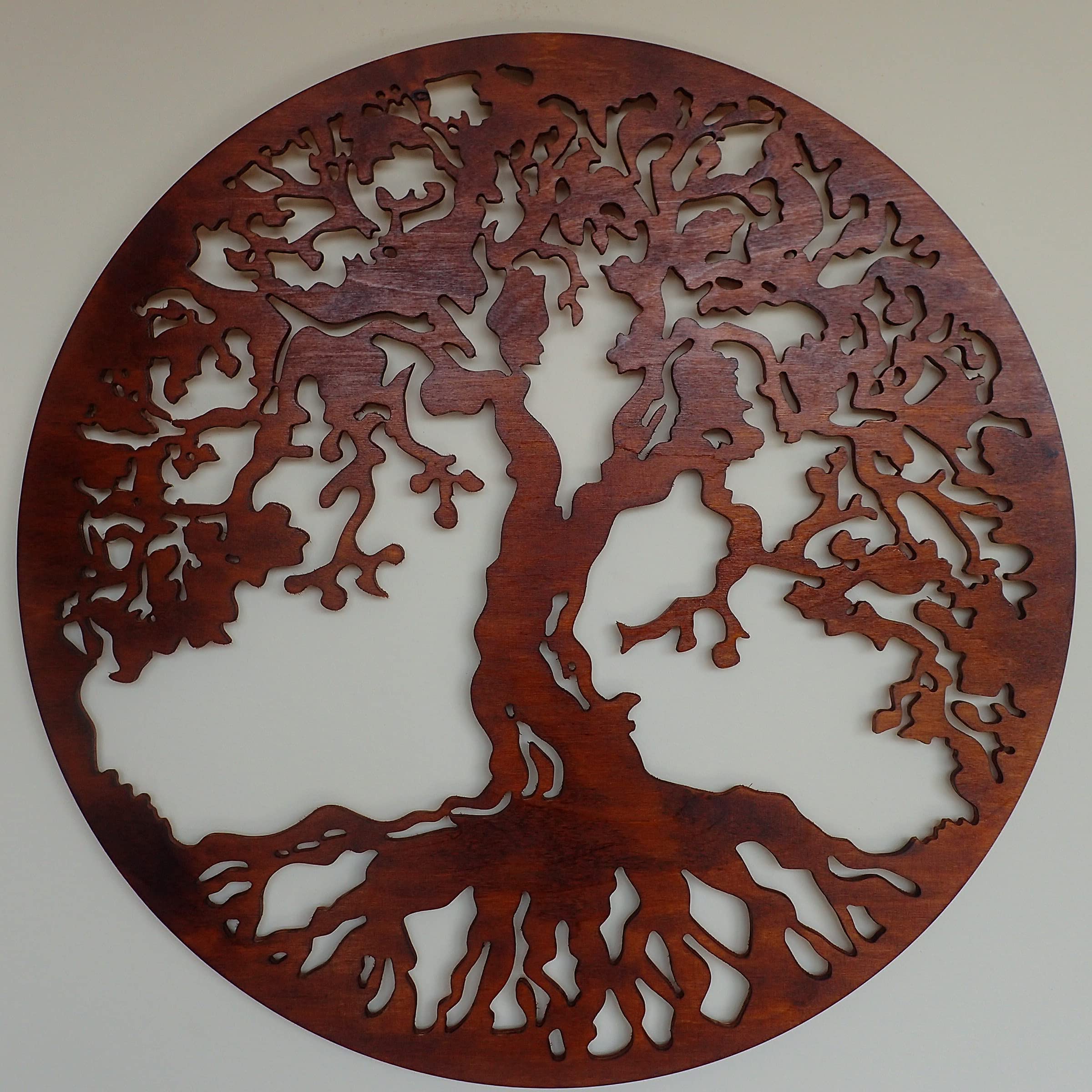 Serigart Tree of Life Wall Art - Handmade Metal Wall Decor for Living Room, Bedroom, Office - Spiritual Home Decor Gift for Housewarming, Wedding