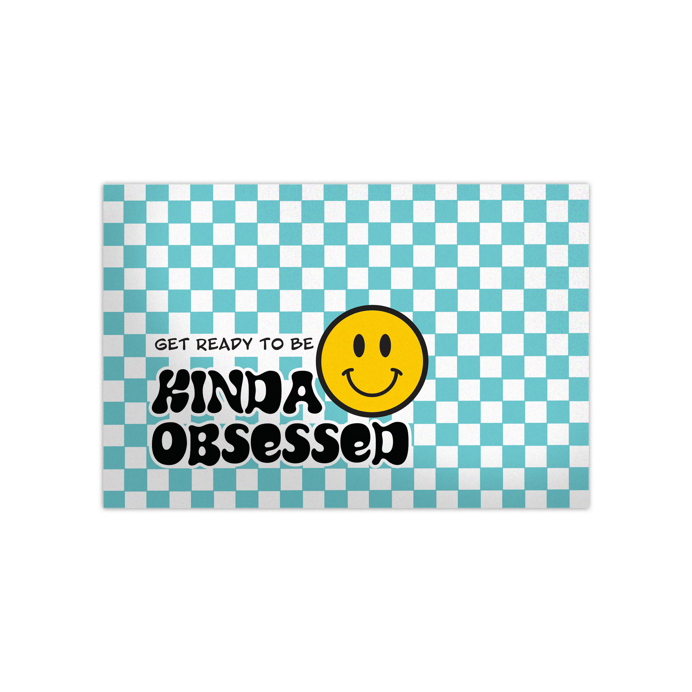 Kinda Obsessed Smiley Face Greeting Cards for Business Customers - Perfect for Thank You Notes, Client Appreciation & Corporate Gifts