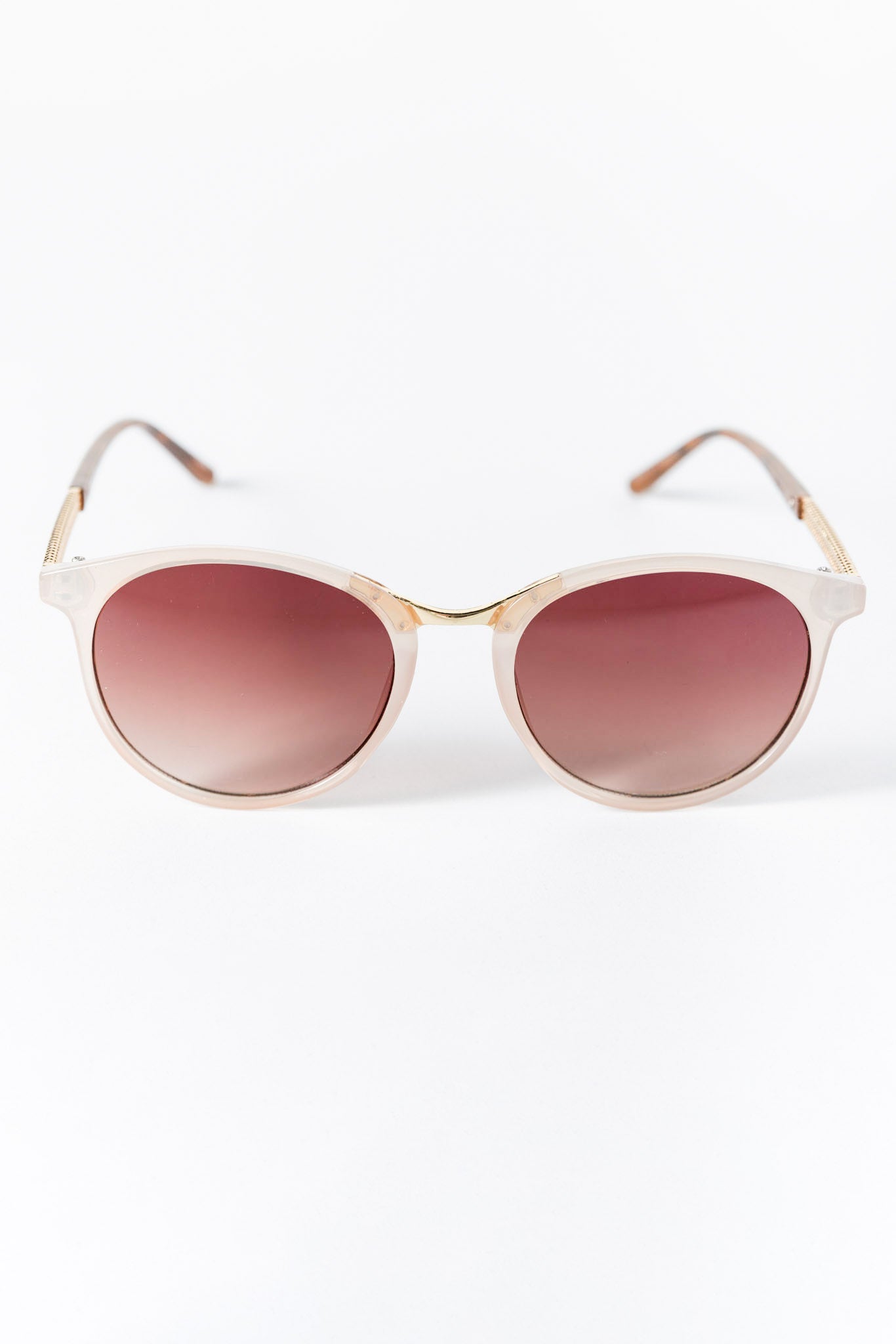 Stylish Round Plastic Sunglasses with Metal Frame - UV Protection for Outdoor Activities, Beach, and Driving