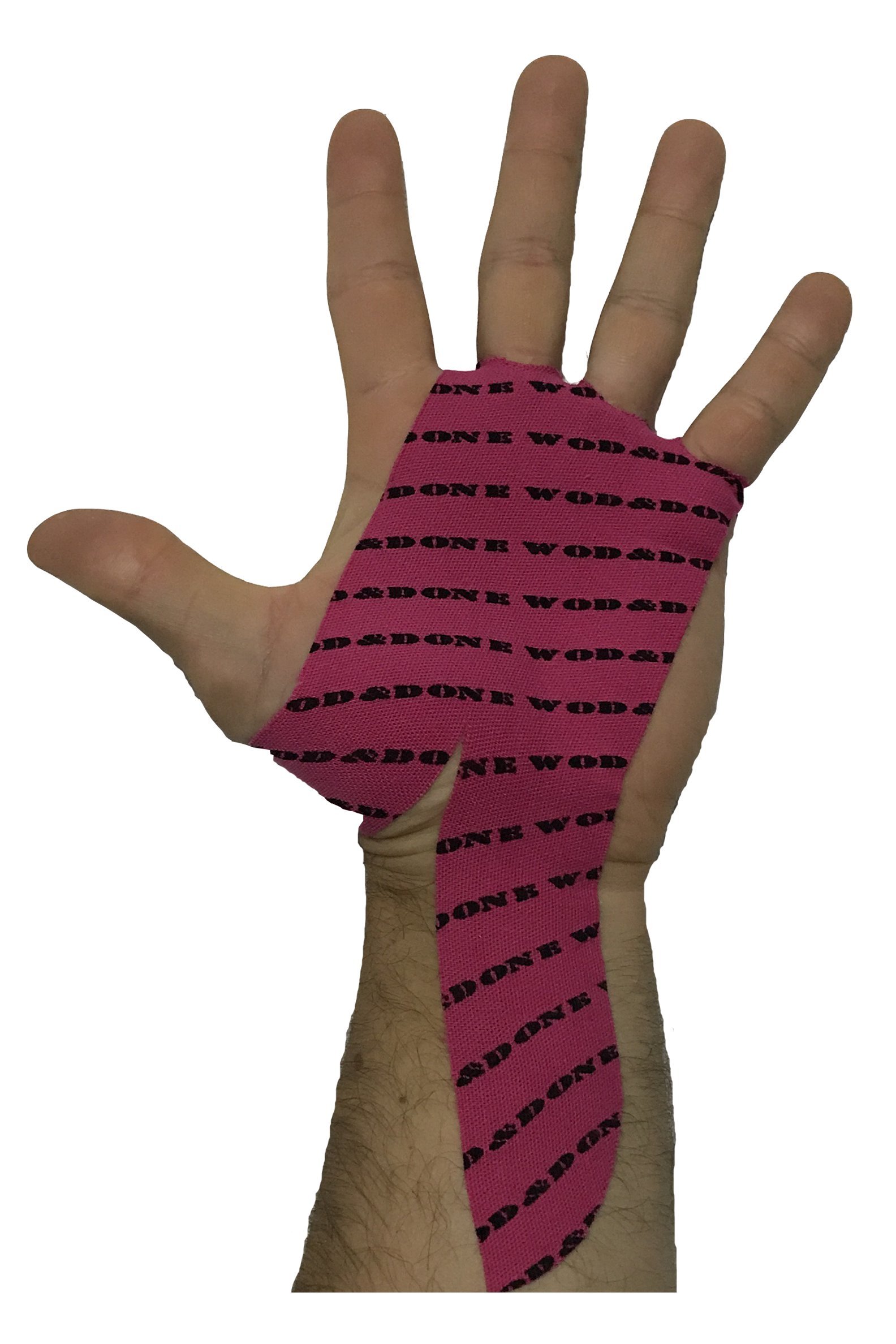 WOD&DONE Custom Hand Protection Athletic Tape Grips for Pullups, Functional Fitness, Gymnastics - Durable Workout Grip Tape for CrossFit, Weightlifting & Gym Training - Prevent Blisters & Calluses