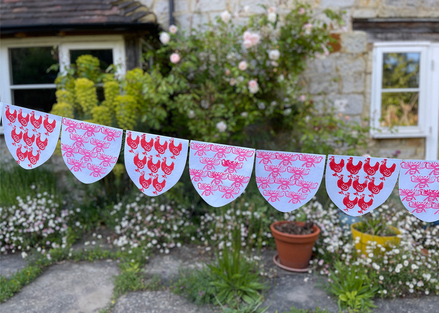 Custom Printed Bunting Flags - Personalized Party Decorations for Birthdays, Weddings & Outdoor Events