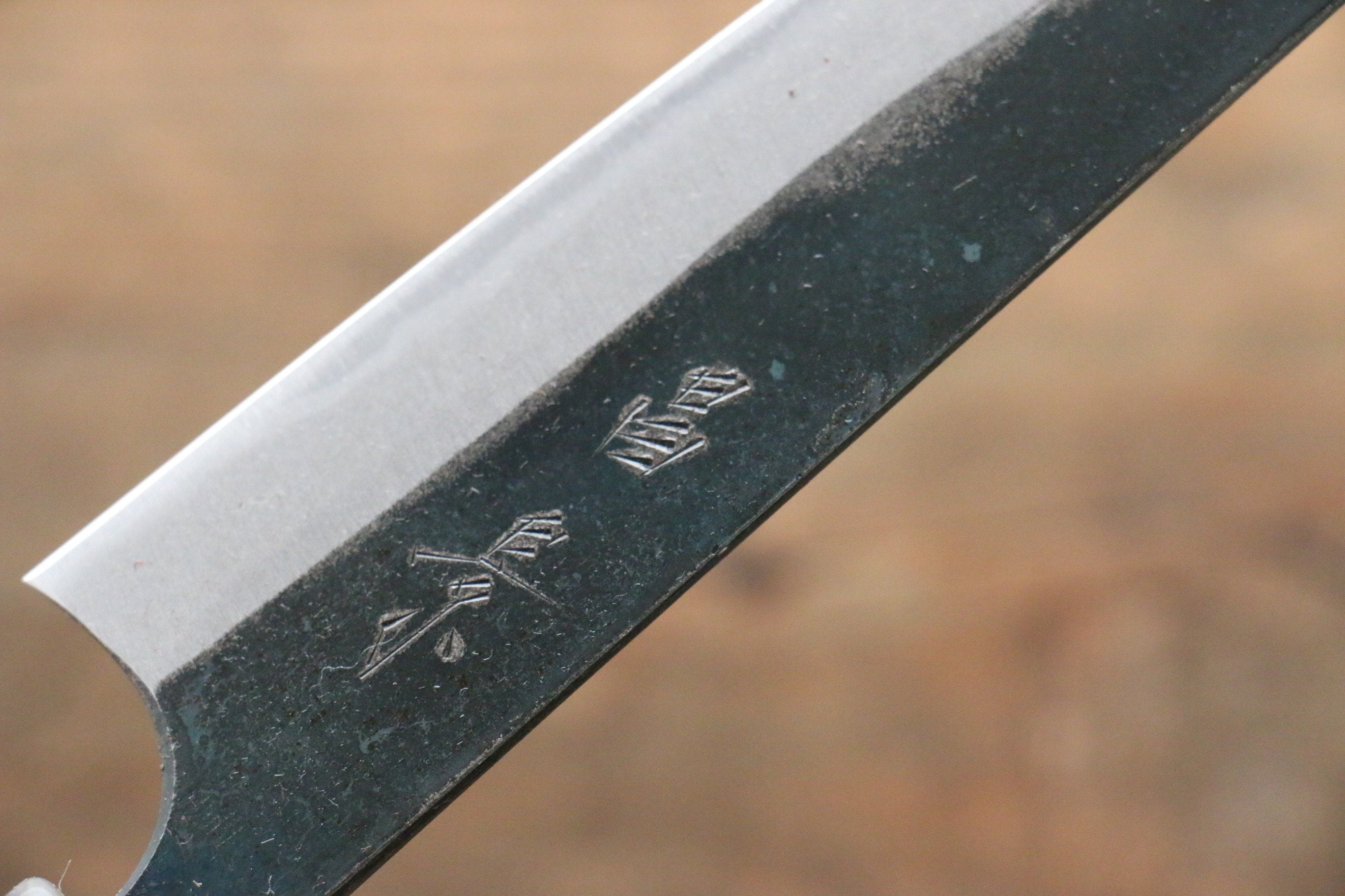 Masakage Mizu Blue Steel No.2 Petty Knife 150mm - Japanese Chef's Utility Knife with Black Finish & American Cherry Wood Handle - Perfect for Slicing, Peeling and Precision Kitchen Tasks