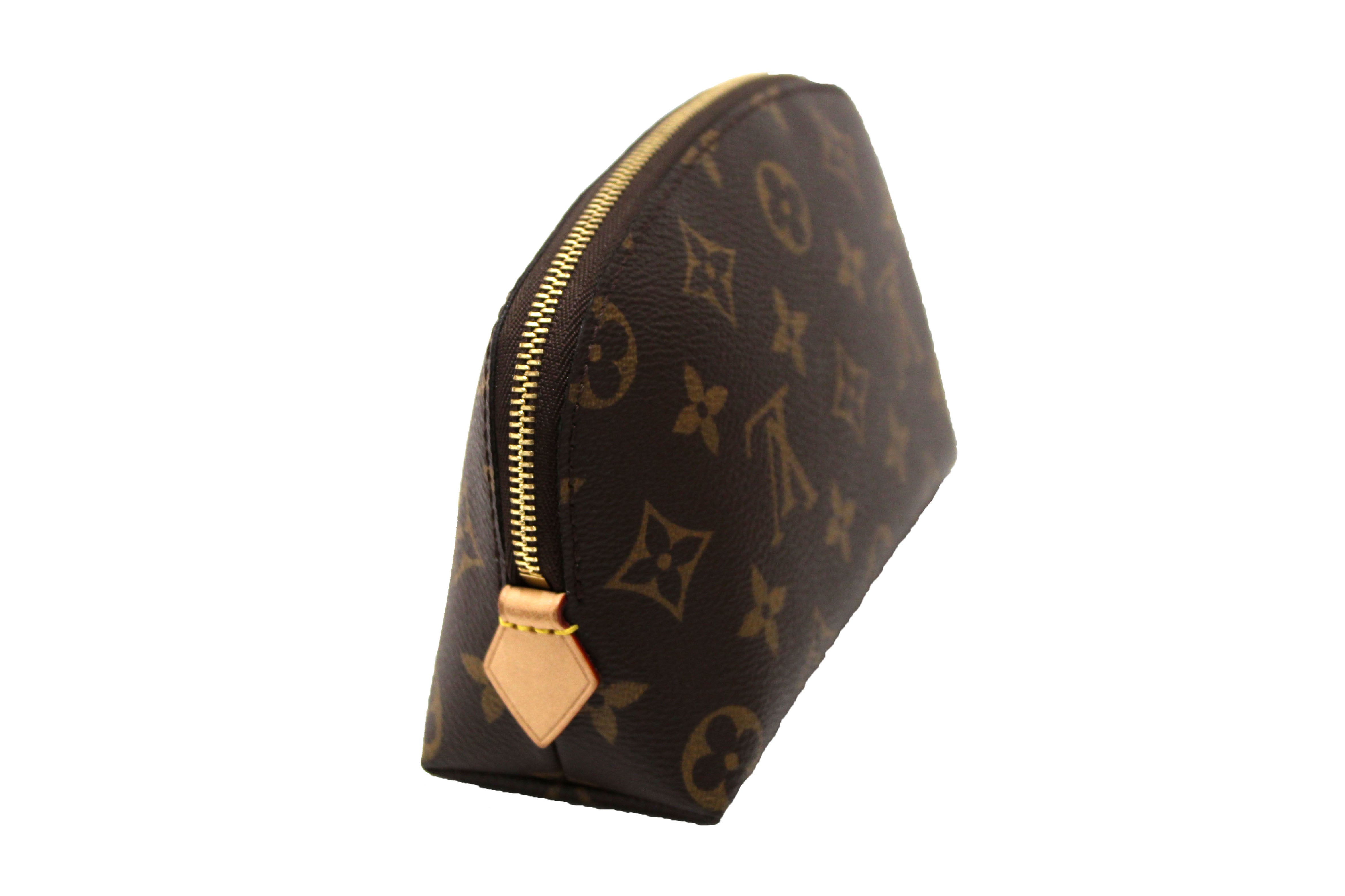 Authentic Louis Vuitton Monogram Canvas Cosmetic Pouch - Travel Makeup Bag for Women, Luxury Vanity Organizer (Perfect for Travel, Everyday Use & Gift)